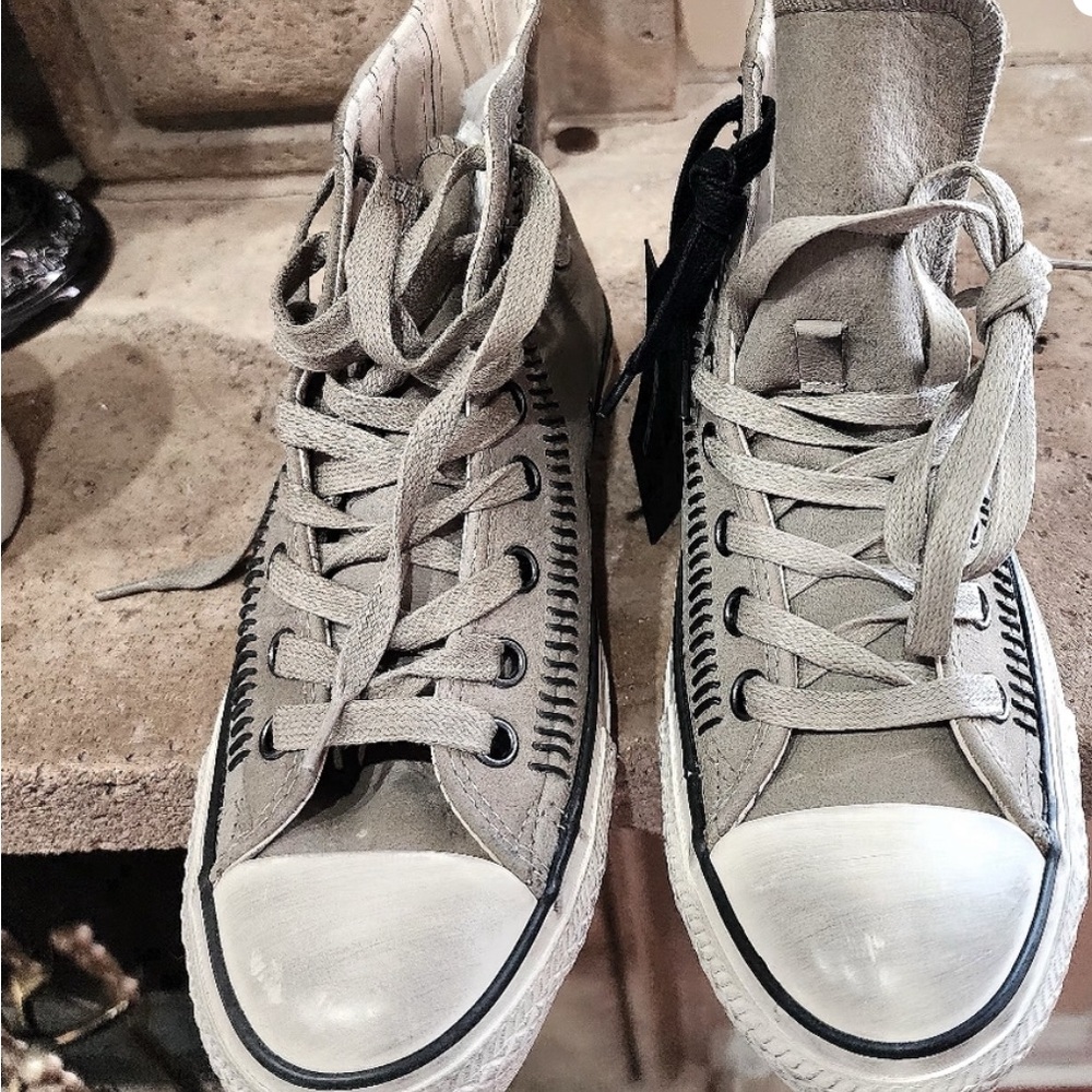 NWT John Varvatos x Chuck Taylor Artisan Stitch High 'Drill M/6.5 W/8.5 - Picture 4 of 4